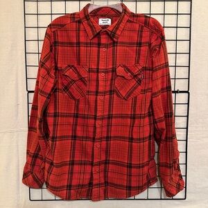 Hurley Men's Plaid Button Down Shirt